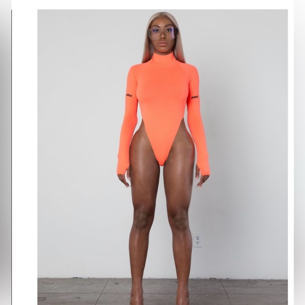 Prix Neon Orange Bodysuit